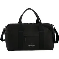 Calvin Klein Weekender BOLD DUFFLE, Unisex Reisetasche, Urlaubstasche mit Umhängegurt und Logoschriftzug