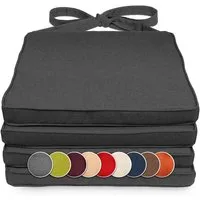 sunnypillow Stuhlkissen 4er Set Stuhlkissen 40 x 45 x 5cm