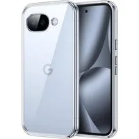 SmartUP Smartphone-Hülle für Google Pixel 10A Schutz Slim Cover Case Bumper Silikon Transparent 6,3 Zoll, kompletter Rundumschutz