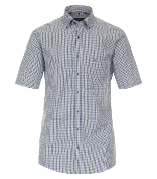 CASAMODA - Freizeithemd Kurzarm grün - Gr. - 6XL