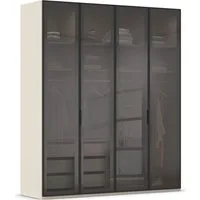 rauch Kleiderschrank Schrank Garderobe SKAT SHINE Breiten 151/201/251/301cm, Höhe 223/235cm (3 verschiedene Ausstattungen BASIC/CLASSIC/PREMIUM (inkl. SOFT-CLOSE) edle Schrankfront mit hochwertigen Glasrahmentüren MADE IN GERMANY