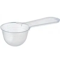 Kosmetex Messbecher Messlöffel Dosier-Löffel 30ml, 11 cm, transparent mit Skala 5ml, 20ml, 25ml