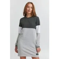 OXMO Sweatkleid OXSweat Sweatkleid in Colourblock-Optik