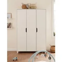 arthur berndt Kinderkleiderschrank Thore 130 cm breit, große Kleiderstange, Made in Germany