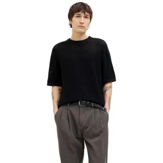 Jack And Jones - "Joralmeria" T-Shirt für Herren, Rundhalsausschnitt (Schwarz)
