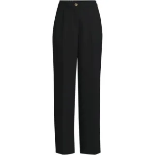 Weite Crêpe-Hose für Damen in Petite-Größe, Damen, size: petite, Schwarz, by Lands' End