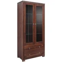 OTTO home Vitrine Gotland Breite 80 cm, Höhe 178 cm, mit Glastüren, aus massiver Kiefer, FSC®