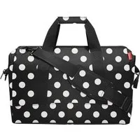 REISENTHEL® Reisetasche ALLROUNDER L, 30 Liter, Schwarz, Weiß, Polyester, Wasserabweisend