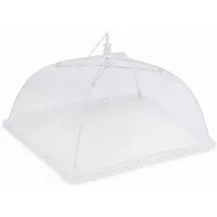 ReWu Fliegengitter-Gewebe Fliegenhaube faltbar 35 x 35 cm weiß, (1-St), Fliegenhaube