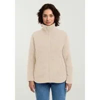 Jack Wolfskin Fleecejacke HIGH CURL JKT W mit durchgehendem Reißverschluss, aus Sherpa Fleece, atmungsaktiv