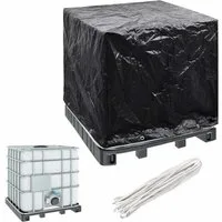 vidaXL Gartenmöbel-Schutzhülle Abdeckung für IBC-Tank 8 Ösen 116x100x120 cm (1-St)