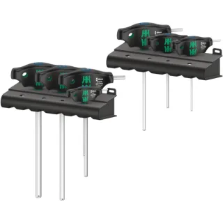 Wera 454/7 HF Set 1 Schraubendrehersatz Quergriff-Schraubendreher Hex-Plus + Haltefunktion, 7-tlg - 05023450001
