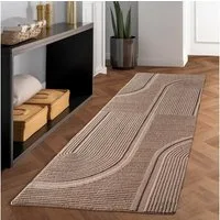 Carpettex Designteppich Unicolor - Einfarbig, Rechteckig, Höhe: 12 mm, Kurzflorteppich Skandinavische Design Anti-Rutsch Rückseite Waschbar