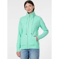 Ragwear Sweatjacke RONETTE B Dünne Baumwollmischung mit Marken-Stickerei am Kragen