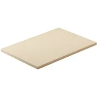 RÖSLE Backstein für Grill und Backofen, 25235, Cordierit, Pizzastein zum Backen von Pizza, Flammkuchen oder Brot, 42x30 cm