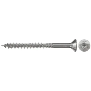 Fischer Spanplattenschraube PowerFast 4,5x45 FPF-ST A2P, Senkkopf, Innenstern TX, A2, Teilgewinde - 657060