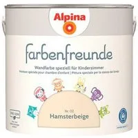 *Alpina* Wandfarbe 2,5 Liter Farbenfreunde Hamsterbeige No. 2