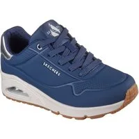 Skechers UNO GOLDEN AIR Sneaker Freizeitschuh, Halbschuh, Schnürschuh mit Metallic-Einsatz