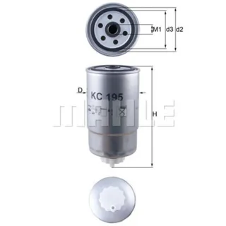 Mahle Kraftstofffilter Alfa Romeo Citroen Fiat Lancia Peugeot