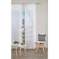 Vision S Schiebegardine HEIGHTS (1 St), Paneelwagen, halbtransparent, Schiebevorhang, Digitaldruck, Bambus