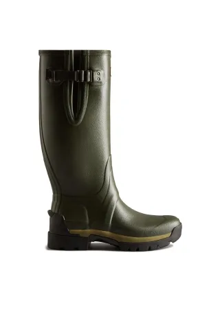 Hunter Balmoral Adjustable Gummistiefel In Dunkeloliv