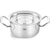 Fissler Bratentopf ORIGINAL-PROFI COLLECTION® Bratentopf, Edelstahl 18/10 (2-tlg), mit breitem Schüttrand, Kaltmetallgriffen. Made in Germany