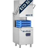 GastroHero Dönergrill Haubenspülmaschine 50x50 ECO HSME54SL 400V Gastro, 10800 W