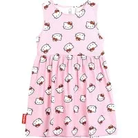 Cerdá Sommerkleid Hello Kitty - All-over-Print Mädchen Jerseykleid Gr. 110-158 cm
