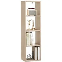 Woltu Bücherregal, 1-tlg., offenes Regal für Wohnzimmer Arbeitszimmer Kinderzimmer Büro