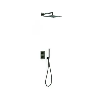 Tres 2 Wege Thermostatarmatur Set Therm box für die Dusche , 21135004KM 21135004KM