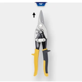 Brilliant Tools Hebel-Blechdurchgangsschere, gerader Schnitt - BT067202