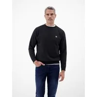 LERROS Sweatshirt Urbaner Sweatshirtstyle, weiche Haptik Unifarbenes Herren‑Sweatshirt, hoher Tragekomfort, REGULAR FIT