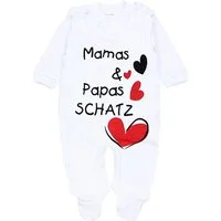 TupTam Strampler TupTam Unisex Baby Strampler Set Spruch Mamas & Papas Schatz