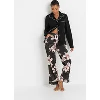 bonprix Pyjama (Set, 2 tlg) bequeme Passform, aus Baumwolle