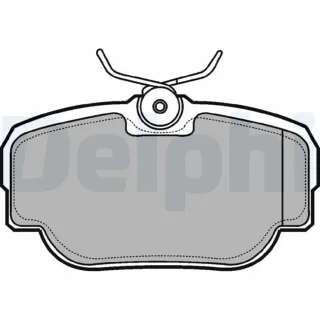 Delphi Bremsbel?ge hinten Land Rover Discovery Range LP914
