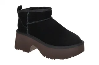 UGG 1158311 BLK Classic Ultra Mini New Heights Damen Winterstiefel Schwarz