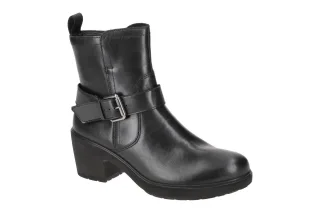 Ecco 22220301001 Metropole Zurich Damen Stiefeletten Schwarz Gummi Polyurethan