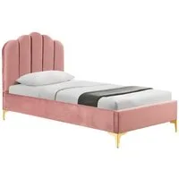 HTI-Living Bett Bett 90 x 200 cm Yoris (Stück, 1-tlg., 1x Bett Yoris inkl. Lattenrost, ohne Matratze), Bettgestell inkl. Lattenrost