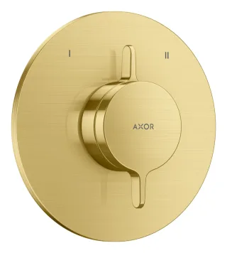 Hansgrohe Mischer Unterputz AXOR One für 2 Verbraucher brushed brass, 48415950 48415950