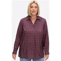 Sheego Klassische Bluse Tunika Langarm