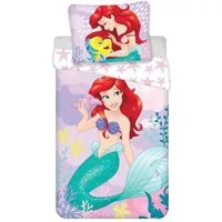 Disney Kinderbettwäsche Ariel Bettwäsche – Bettbezug 140x200 cm & Kissenbezug 70x90 cm