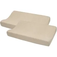 Meyco Baby Wickelauflagenbezug Sand (2-tlg., 50x70cm - 2-pack), 50x70cm - 2-pack