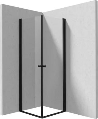 Neuesbad Duschkabine Schwarz 90X90 KTSWN41P + KTSWN41P NB1DEKKNNW09W091
