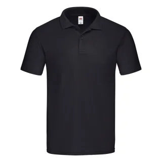 Fruit of the Loom - "Original" Poloshirt für Herren/Damen Unisex (Schwarz)