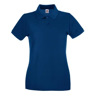 Fruit of the Loom - "Premium" Poloshirt für Damen (Marineblau)