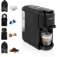 PRINCESS Kaffeebereiter 01.249452.01.001, Für Nespresso™-Kapseln, Dolce Gusto & ESE-Pads, 19-Bar-Pumpe