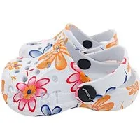 VewoTex Baby & Kinder Clogs mit Blumenmuster » günstige Kinderschuhe Clog (1 Paar Clogs, 2-tlg., Kein Set) Kinder Badeschlappen » Badelatschen mit Riemen & Cut-Outs
