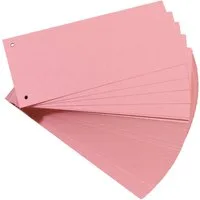 Herlitz Abheftstreifen 100 Herlitz Trennstreifen / 180g / Farbe: rosa