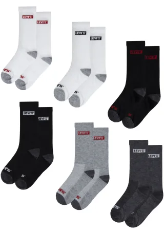 Levis Kids Socken "LHN BOX TAB HIGH CUT 6PK" Packung, 6 Paar tlg. UNISEX