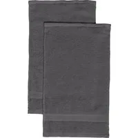 REDBEST Gästehandtuch Gästetuch "Chicago" 2er-Pack, Frottier, Walk-Frottier Uni